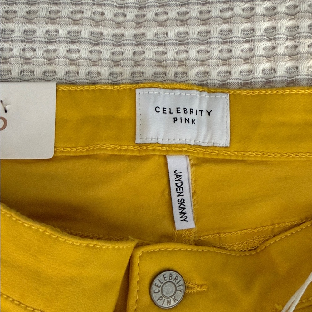 Celebrity Pink Vibrant Yellow Pants - Picture 2 of 7